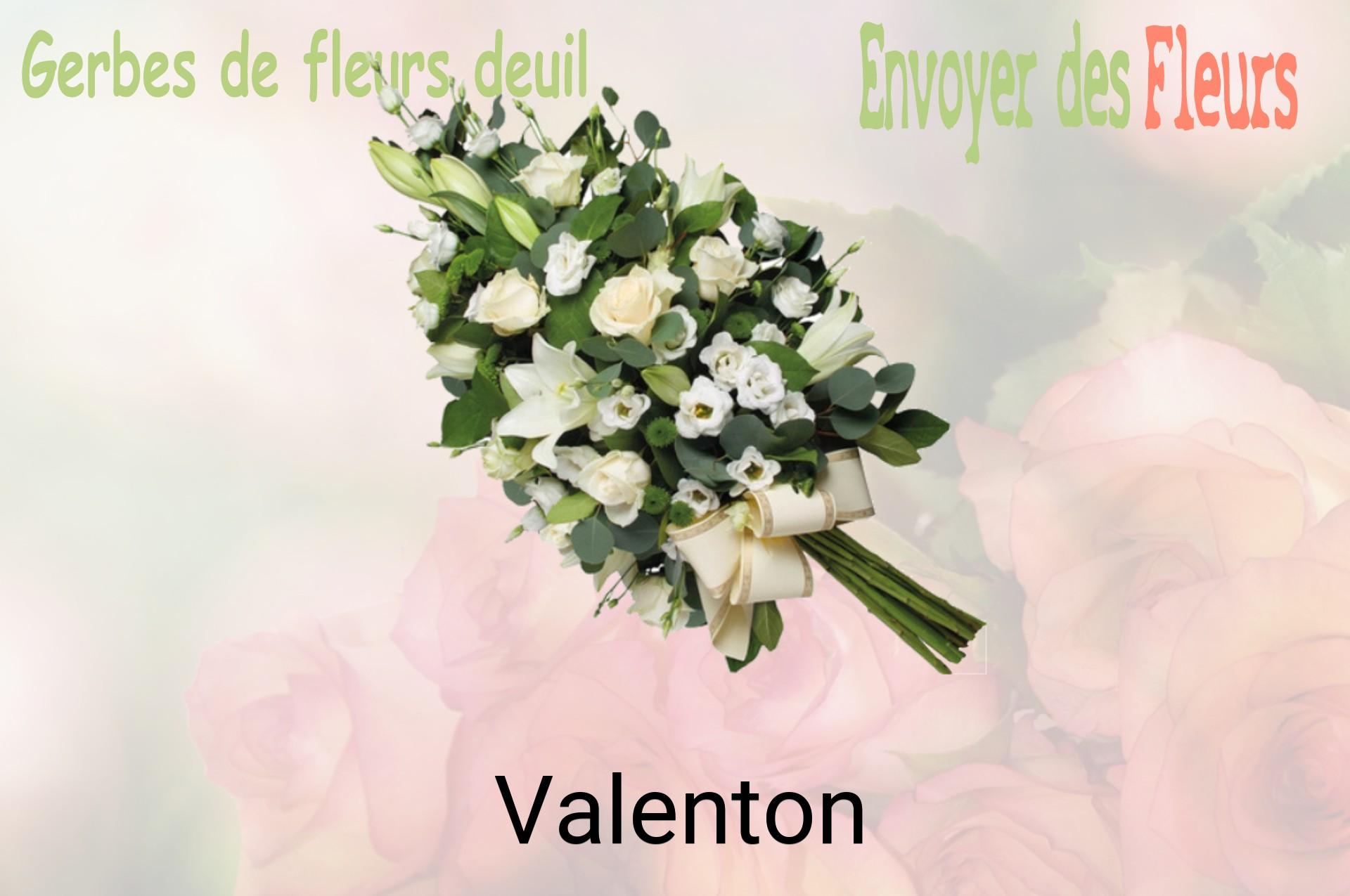 Gerbe de fleurs de deuil livrée à Valenton